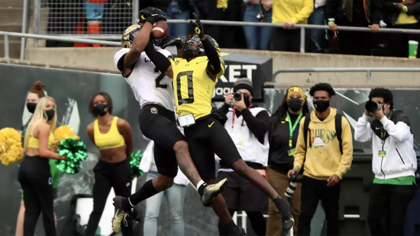 Rice catch vs Oregon