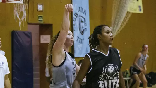 Frida Formann hitting 3's in Spain