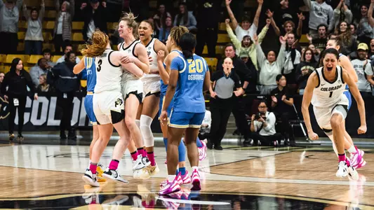 Buffs Celebrate Win over UCLA