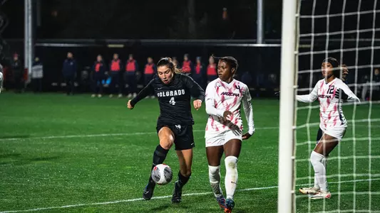 Faith Leyba tallies the second goal against Arizona