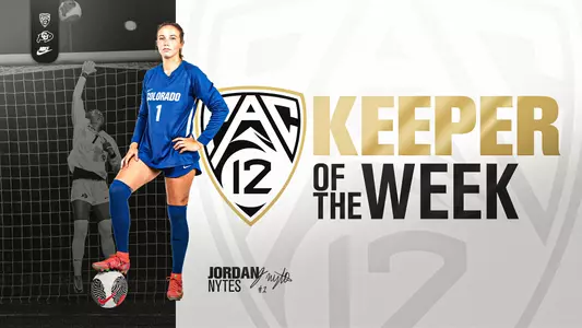 Jordan Nytes Pac-12 Goalkeeper of the Week
