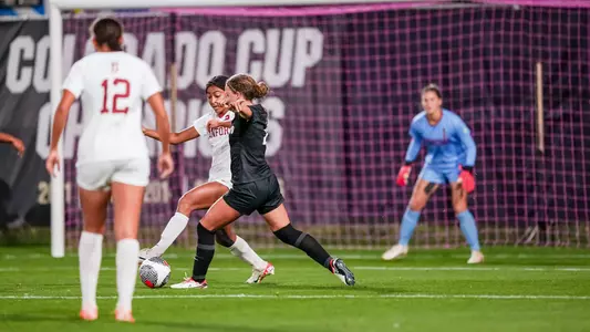 Ava Priest assists on Shyra James goal