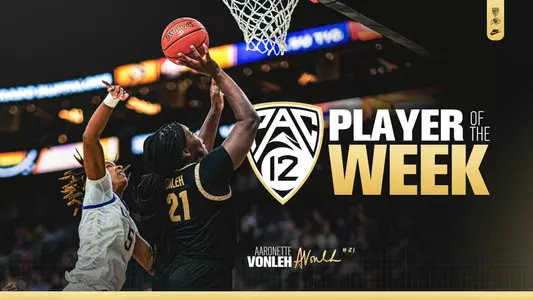 Aaronette Vonleh Pac-12 Player of the Week