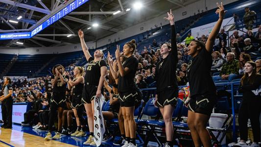 CU Bench Celebrates in Win Over AFA