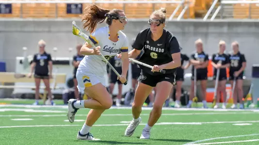 Hawkins defends against a Cal attacker.