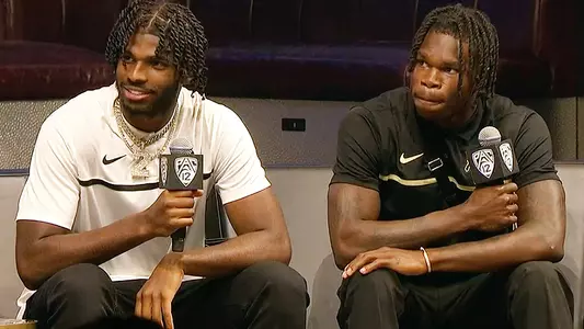 Shedeur Sanders and Travis Hunter