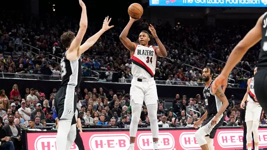 NBA: Portland Trail Blazers at San Antonio Spurs