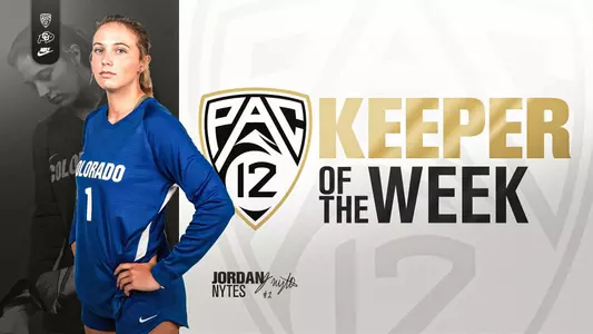 Jordan Nytes Pac-12 Goalkeeper of the Week