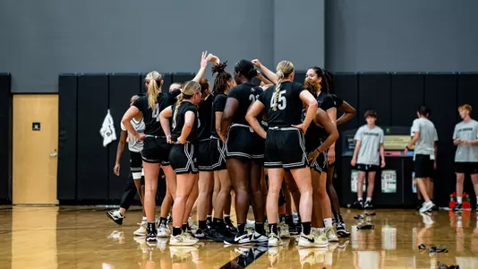 Colorado team huddle