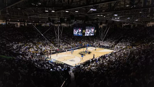 Sold out crowd at the CU Events Center