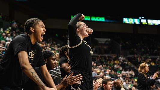 CU bench at Oregon