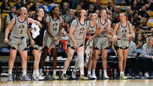 CU celebrates during its 65-45 win over Southern