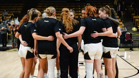 Colorado huddles vs Northern Colorado