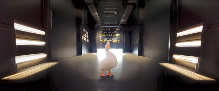 Aflac duck at Folsom Field