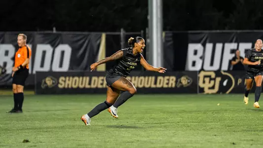 Shyra James goal celebration
