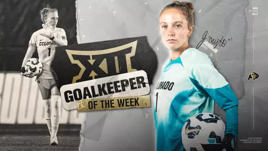 Jordan Nytes Goal Keeper of the week graphic