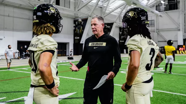 Pat Shurmur with Julian Lewis and Kaidon Salter