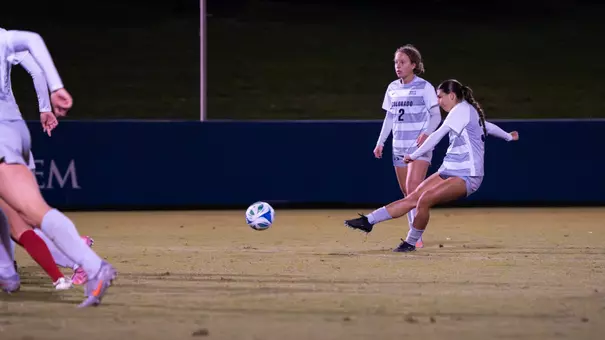 Reagan Kotschau scores the game-winning goal at Kansas