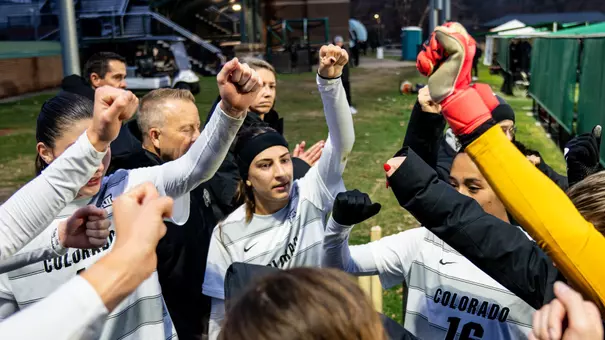 Colorado huddles vs Xavier