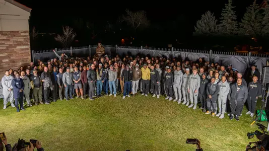 Coach Mac Statue Reveal Group Shot