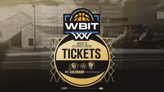 Colorado Set to Host WBIT as No. 1 Seed Image