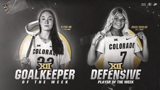 Mack Hanlon Elena Oh Big 12 POWs Week 6