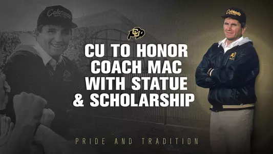 Coach Mac Statue / Scholarship Announcement