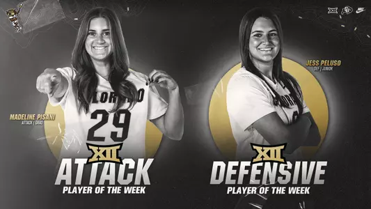 Madeline and Jess Big 12 POW Week 12 2025