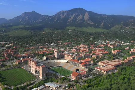 (Photo by Casey A. Cass/University of Colorado)
Note: This image is under copyright to the Regents Office of the University of Colorado. Permission must be granted by the University of Colorado Photography Department before any publication of the image. The image must read with a credit caption of "University of Colorado." Other than cropping, the image cannot be manipulated in any way, shape or form. The image cannot be used to promote a product or attempt to commercialize the university. Questions: call (303) 492-3119 or email <photo@colorado.edu>. Thank you.