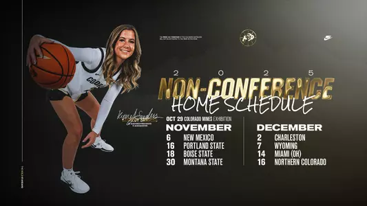 WBB 2025-26 Home Nonconference Schedule