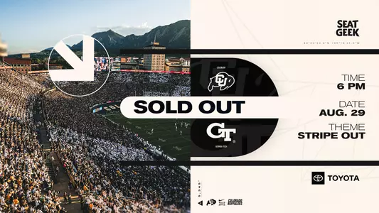 Georgia Tech Game Sold Out