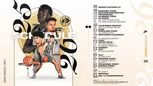 2025-26 Full Men's Basketball Schedule
