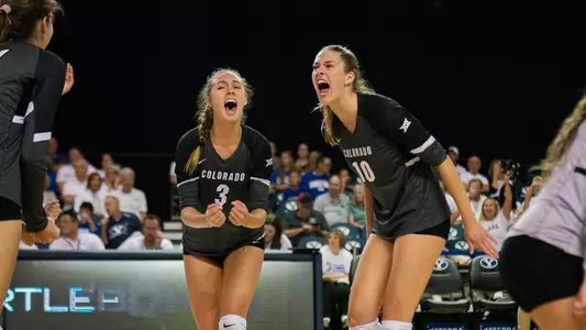 Rian Finely and Sydney Jordan Celly at BYU