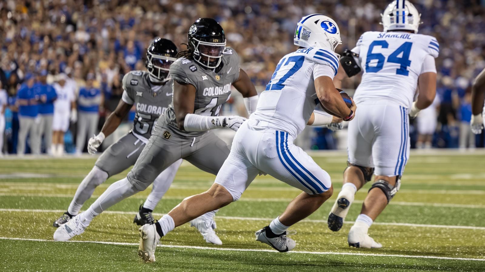 Drew Ferrando Defense Looking Forward - University of Colorado Athletics