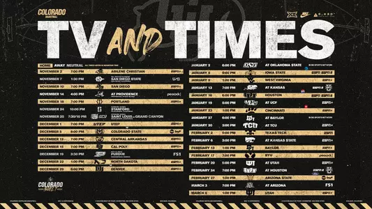 2026-27 MBB TV Times