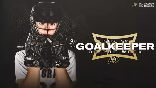 Elena Oh Big 12 Goalkeeper of the Week