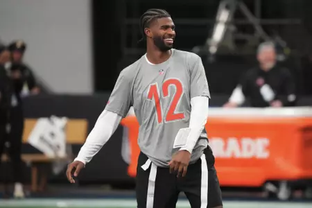 Shedeur Sanders at 2026 NFL Pro Bowl