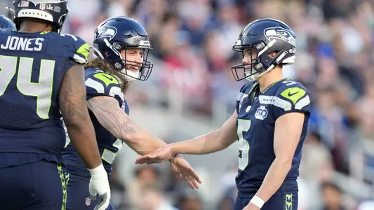Brady Russell Celebrate after Special Team Unit makes field goal