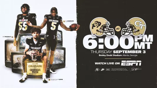 CU vs. Georgia Tech Time and TV