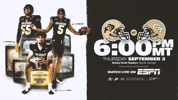 CU vs. Georgia Tech Time and TV