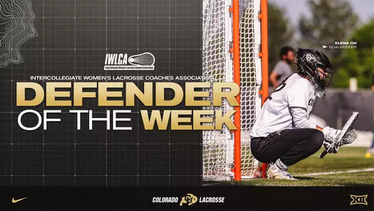 Elena Oh Defender of the Week