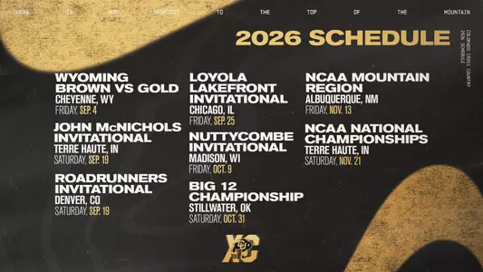 2026 XC Schedule