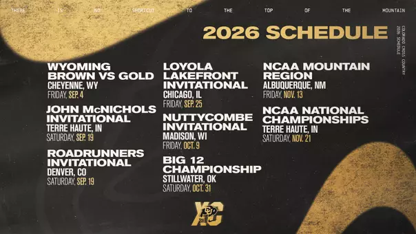 2026 XC Schedule