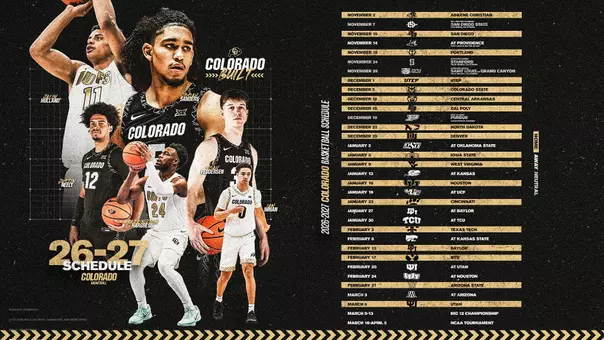 2026-27 Colorado Men's Basketball Schedule