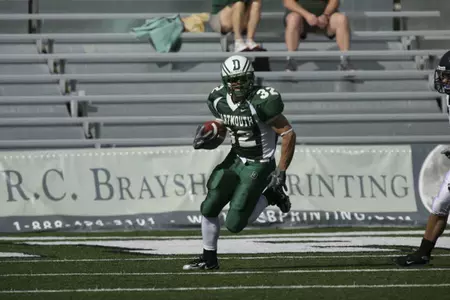Dartmouth Football Takes 37-28 Homecoming Victory over Columbia