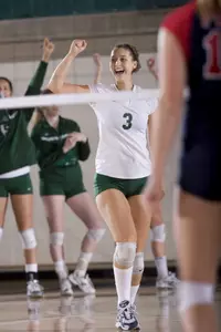 Dartmouth Volleyball Loses Hard Fought Match to Penn on Senior Night