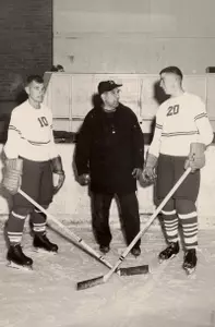 Eddie Jeremiah Receives the 2008 Hobey Baker Legend of Hockey Award
