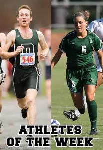 Tom Robbins and Ali Hubbard Tabbed Dartmouth Athletes of the Week