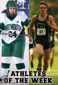 Chris Zablocki and Sasha Nanji Named Dartmouth Athletes of the Week