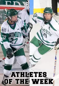 Joe Gaudet and Sarah Parsons Named Dartmouth Athletes of the Week